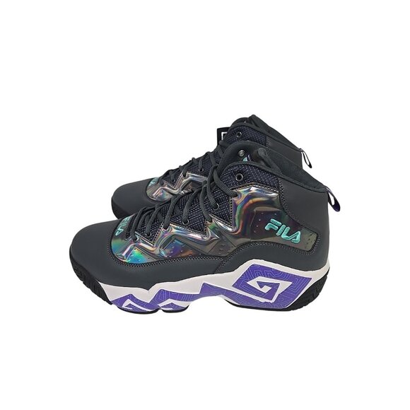 Fila Men's MB Night Walk 1BM01867 Basketball Shoe Gray Purple Size 16M - Picture 5 of 7